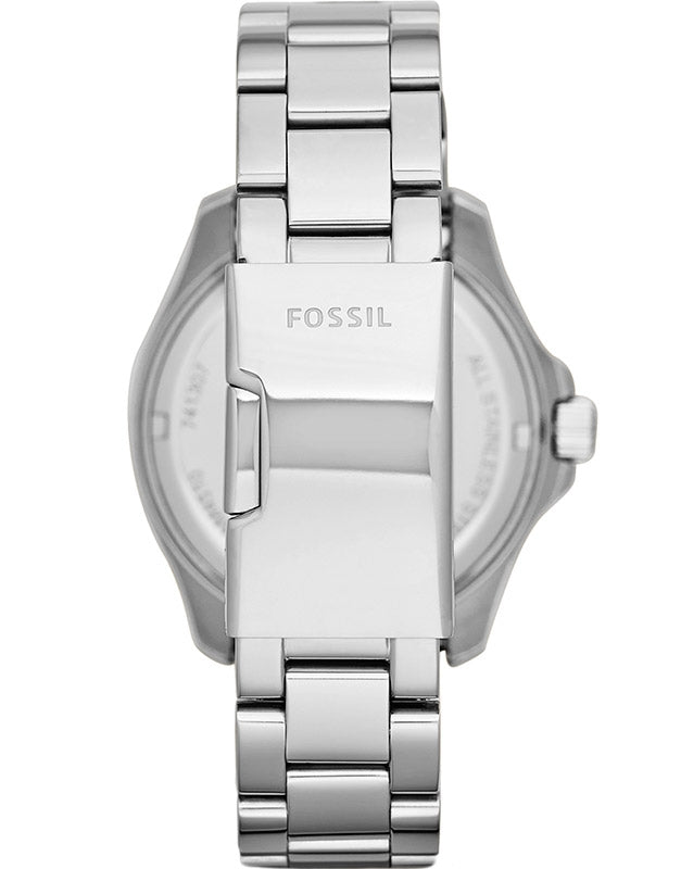 Fossil Cecile Multifunction Silver Dial Silver Steel Strap Watch for Women - AM4509 Watches Fossil   