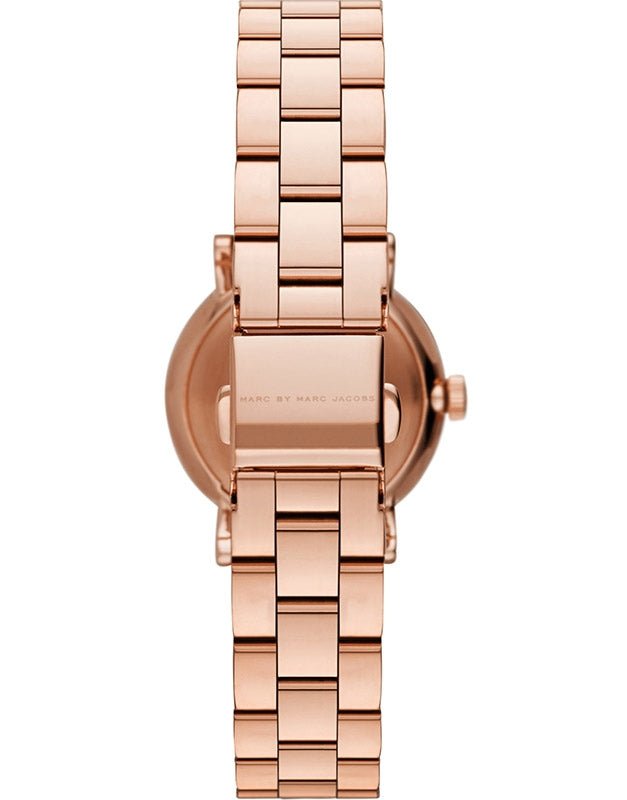 Marc Jacobs Baker White Dial Rose Gold Stainless Steel Watch for Women - MBM3248 Watches Marc Jacobs   