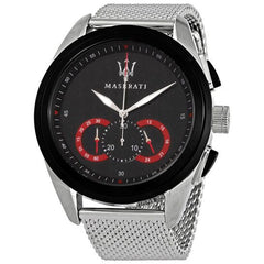 Maserati Traguardo Mesh Bracelet Stainless Steel Watch For Men - R8873612005 Watches Maserati   