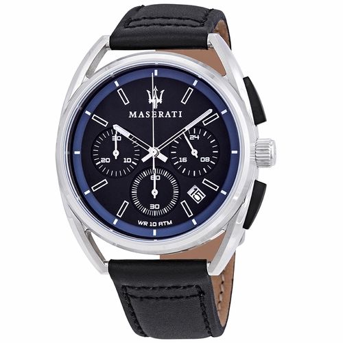 Maserati Trimarano Chronograph Blue Black Dial Watch For Men - R8871632001 Watches Maserati   