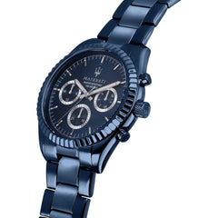 Maserati Blue Edition Collection 43m Blue Dial Stainless Steel Watch For Men - R8853100025 Watches Maserati   