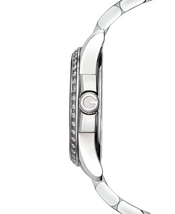 Gucci G Timeless Mother of Pearl Dial Silver Steel Strap Watch For Women - YA126543 Watches Gucci   