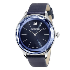 Swarovski Octea Nova Blue Dial Blue Leather Strap Watch for Women - 5295349 Watches Swarovski   