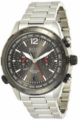 Hugo Boss Nomad Grey Dial Silver Steel Strap Watch for Men - 1513774 Watches Hugo Boss   