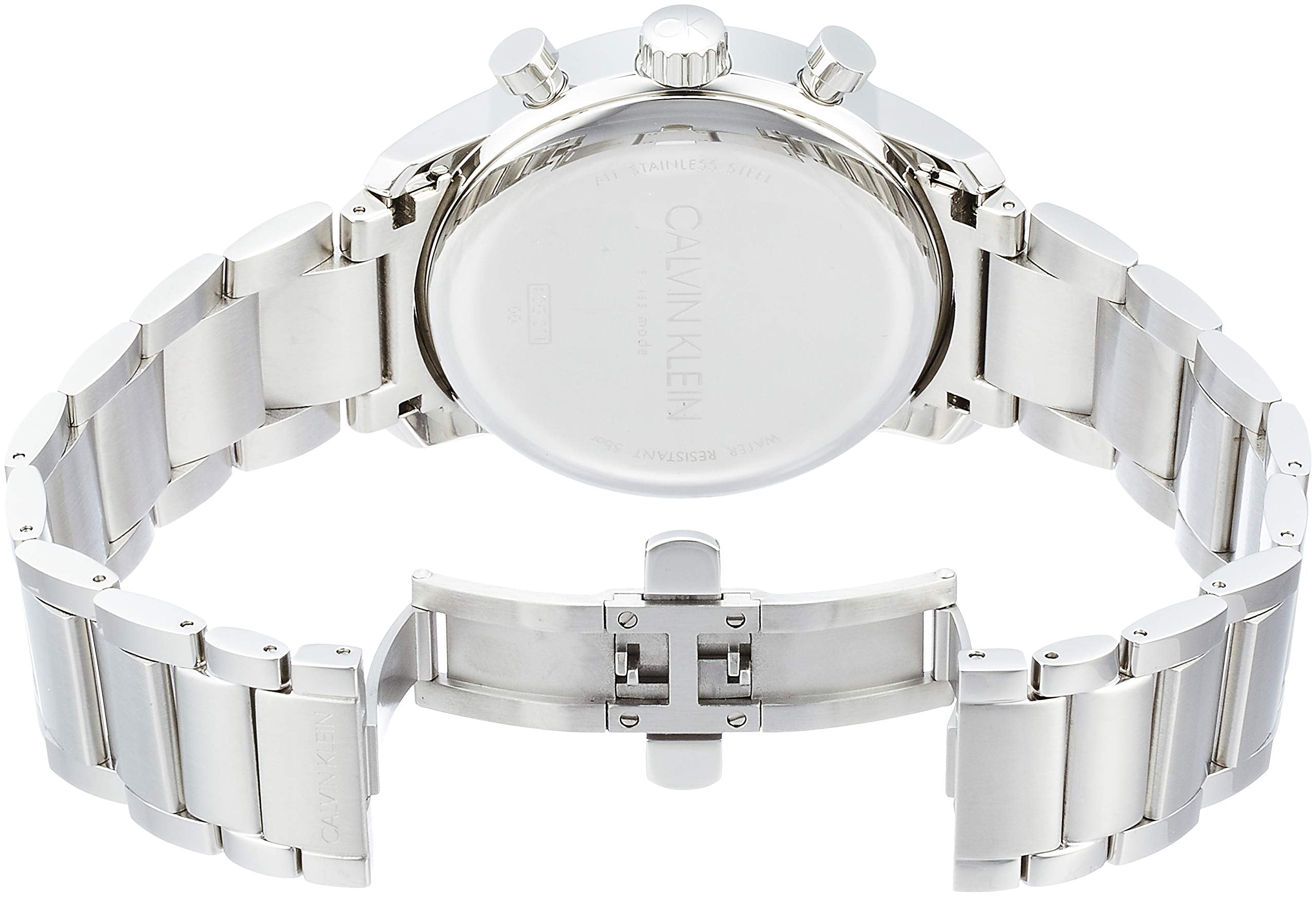 Calvin Klein City White Dial Silver Steel Strap Watch for Men - K2G27146 Watches Calvin Klein   