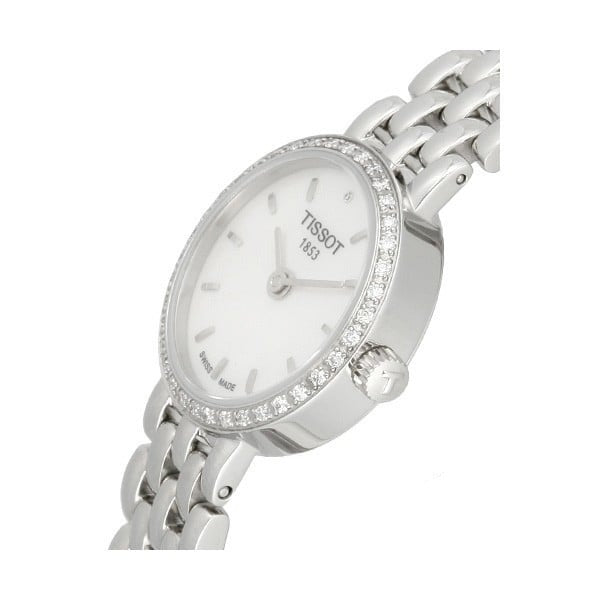 Tissot Lovely Mother of Pearl Dial 24mm Silver Stainless Steel Watch For Women - T058.009.61.116.00 Watches Tissot   