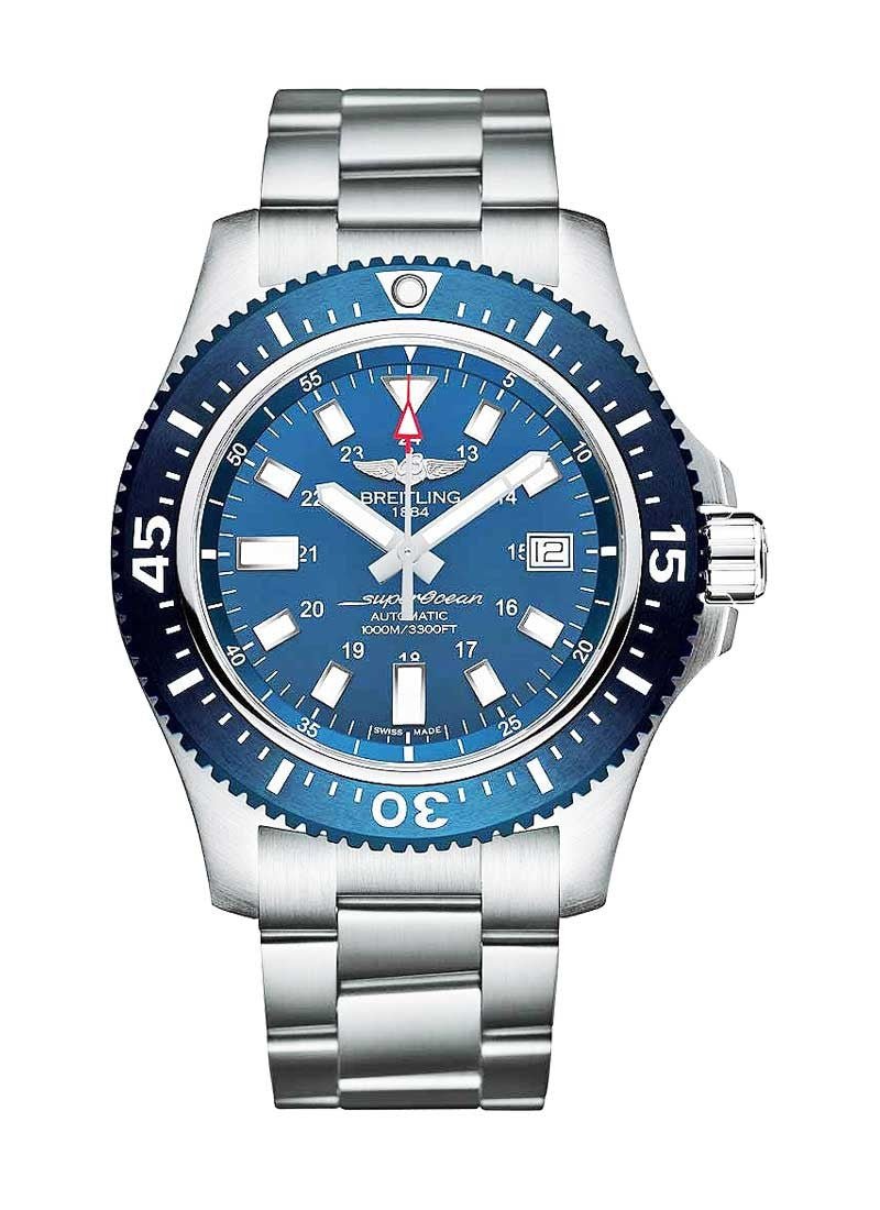 Breitling Superocean II Special Mariner Blue Ceramic Bezel 44mm Mens Watch - Y1739316/C959 Watches Breitling   