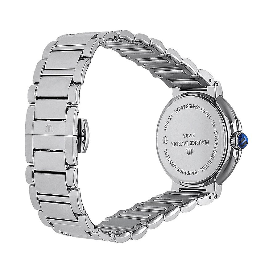 Maurice Lacroix Fiaba Silver Dial Silver Steel Strap Watch for Women - FA1004-SS002-110-1 Watches Maurice Lacroix   