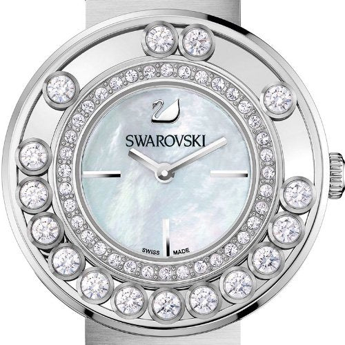 Swarovski Lovely Crystal Mother of Pearl Dial Silver Steel Strap Watch for Women - 1160307 Watches Swarovski   