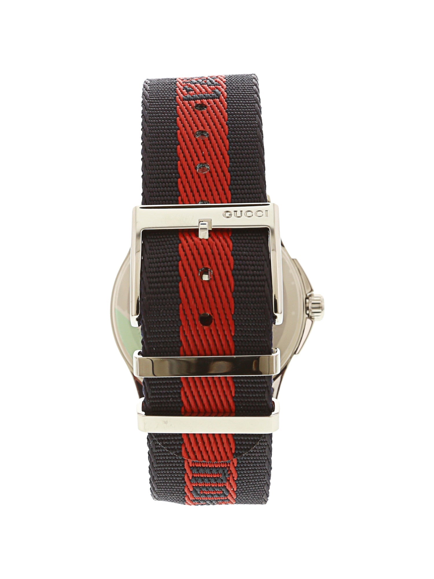 Gucci G Timless Le Marche Des Merveilles Blue & Red Dial Blue & Red Nylon Strap Unisex Watch  - YA126495 Watches Gucci   