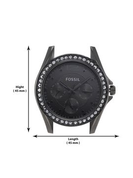 Fossil Riley Multifunction Black Dial Black Steel Strap Watch for Women - ES4519 Watches Fossil   