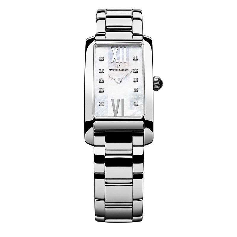Maurice Lacroix Fiaba Mother of Pearl Dial Silver Steel Strap Watch for Women - FA2164-SS002-170 Watches Maurice Lacroix   