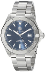 Tag Heuer Aquaracer Automatic 41mm Blue Dial Silver Steel Strap Watch for Men - WAY2112.BA0928 Watches Tag Heuer   