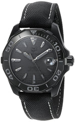 Tag Heuer Aquaracer 300 Swiss Limited Edition Black Dial Black Nylon Strap Watch for Men - WAY218B.FC6364 Watches Tag Heuer   