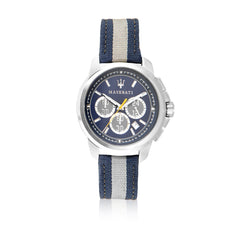 Maserati Royale 44mm Stainless Steel Fiber Strap Watch For Men - R8871637001 Watches Maserati   