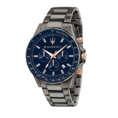 Maserati SFIDA Chronograph Blue Dial Stainless Steel Watch For Men - R8873640001 Watches Maserati   