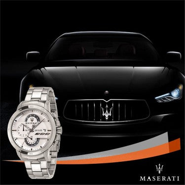 Maserati Ingegno Chronograph Stainless Steel Watch For Men - R8873619004 Watches Maserati   