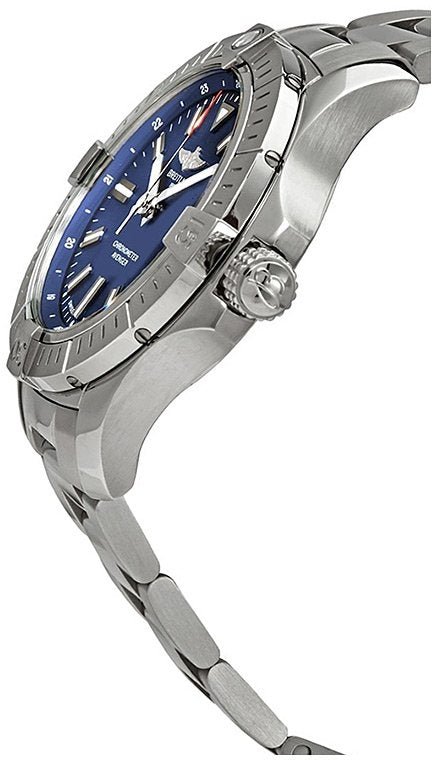 Breitling Avenger Automatic 43mm Blue Dial Silver Steel Strap Watch for Men - A17318101C1A1 Watches Breitling   