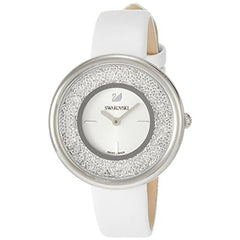 Swarovski Crystalline Pure White Dial White Leather Strap Watch for Women - 5275046 Watches Swarovski   