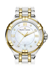 Maurice Lacroix Aikon Mother of Pearl Dial Two Tone Steel Strap Watch for Women - A11006-PVY13-171-1 Watches Maurice Lacroix   