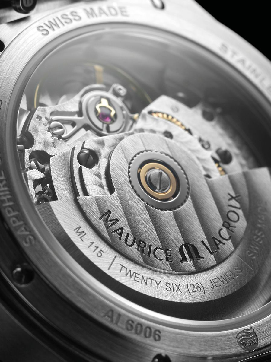 Maurice Lacroix Aikon White Mother of Pearl Dial Silver Steel Strap Watch for Women - A11006-SD502-170-1 Watches Maurice Lacroix   