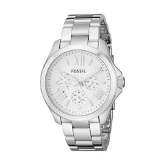 Fossil Cecile Multifunction Silver Dial Silver Steel Strap Watch for Women - AM4509 Watches Fossil   