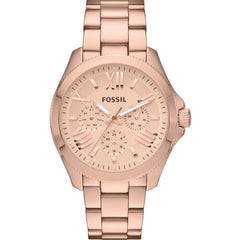 Fossil Cecile Rose Gold Dial Rose Gold Steel Strap Watch for Women - AM4511 Watches Fossil   
