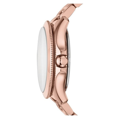 Fossil Cecile Rose Gold Dial Rose Gold Steel Strap Watch for Women - AM4511 Watches Fossil   