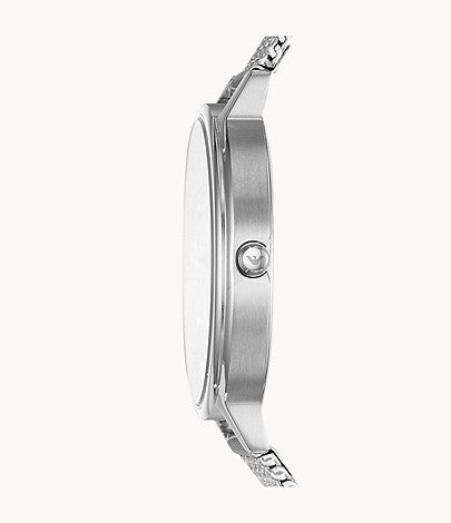 Emporio Armani Kappa Silver Dial Silver Mesh Bracelet Watch For Women - AR11128 Watches Emporio Armani   