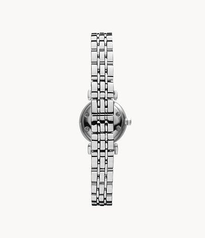 Emporio Armani Gianni White Dial Silver Stainless Steel Strap Watch For Women - AR1763 Watches Emporio Armani   