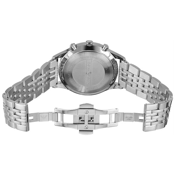 Emporio Armani Classic Chronograph Silver Dial Stainless Steel Watch For Men - AR1879 Watches Emporio Armani   