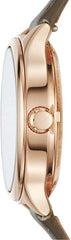 Fossil Suitor Mechanical Grey Dial Grey Leather Strap Watch for Women - BQ3265 Watches Fossil   