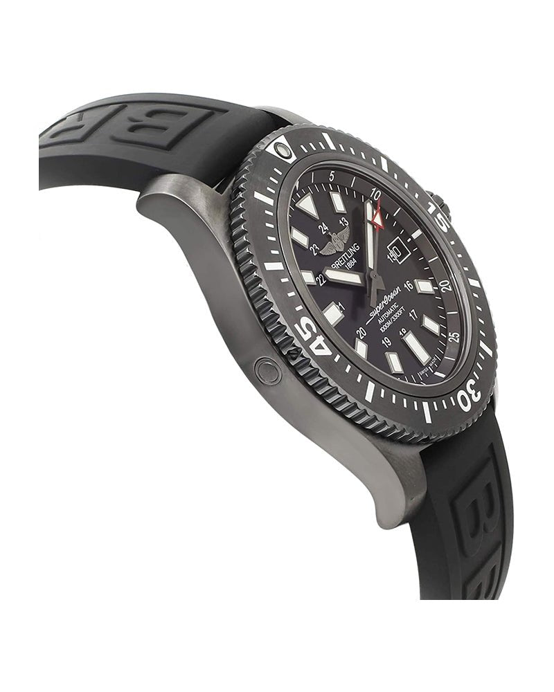 Breitling Superocean 44mm Special Volcano Black Dial Black Rubber Strap Watch for Men - M17393131B1S1 Watches Breitling   