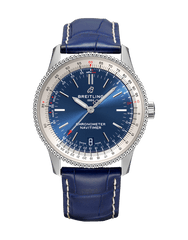 Breitling Navitimer Automatic 41mm Blue Leather Strap Mens Watch - A17326211C1P3 Watches Breitling   