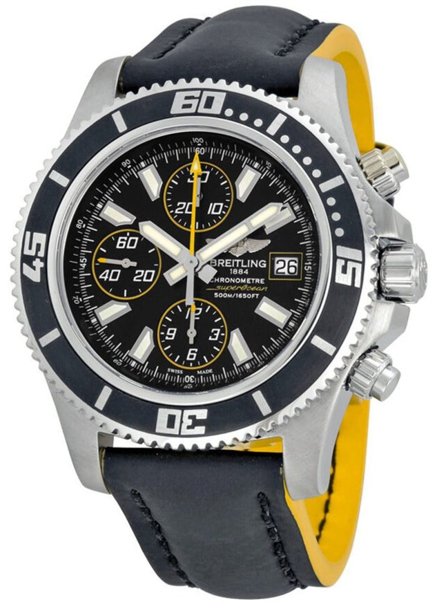 Breitling Superocean Chronograph II Black Dial 44mm Automatic Mens Watch - A1334102/BA82 Watches Breitling   