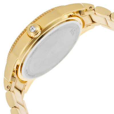 Bulova Multi Function Gold Dial Gold Steel Strap Watch for Women - 97N102 Watches Bulova   