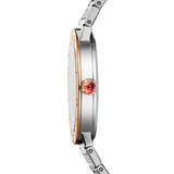 Bvlgari Lady Diamonds Silver Dial Silver Steel Strap Watch For Women - BVLGARI103577