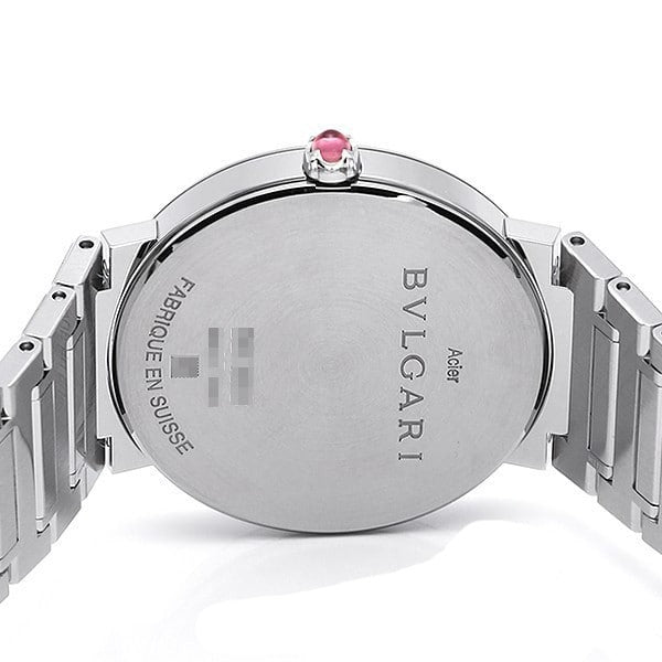 Bvlgari Lady Silver Dial Silver Steel Strap Watch For Women - BVLGARI103575