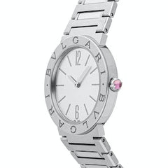 Bvlgari Lady Silver Dial Silver Steel Strap Watch For Women - BVLGARI103575