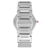 Bvlgari Lady Silver Dial Silver Steel Strap Watch For Women - BVLGARI103575