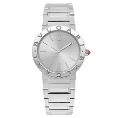 Bvlgari Lady Silver Dial Silver Steel Strap Watch For Women - BVLGARI103575