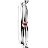 Bvlgari Serpenti Seduttori Diamonds Black Dial Silver Steel Strap Watch For Women - SERPENTI103449