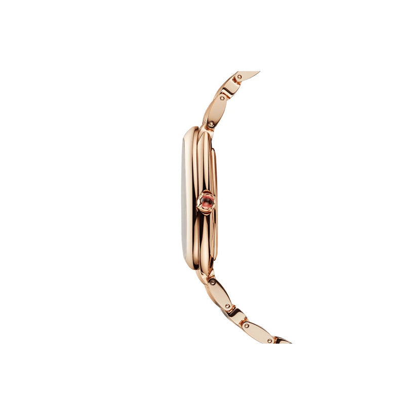 Bvlgari Serpenti Seduttori Quartz Silver Dial Rose Gold Steel Strap Watch For Women - SERPENTI103145
