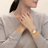 Bvlgari Serpenti Seduttori Quartz Silver Dial Rose Gold Steel Strap Watch For Women - SERPENTI103145