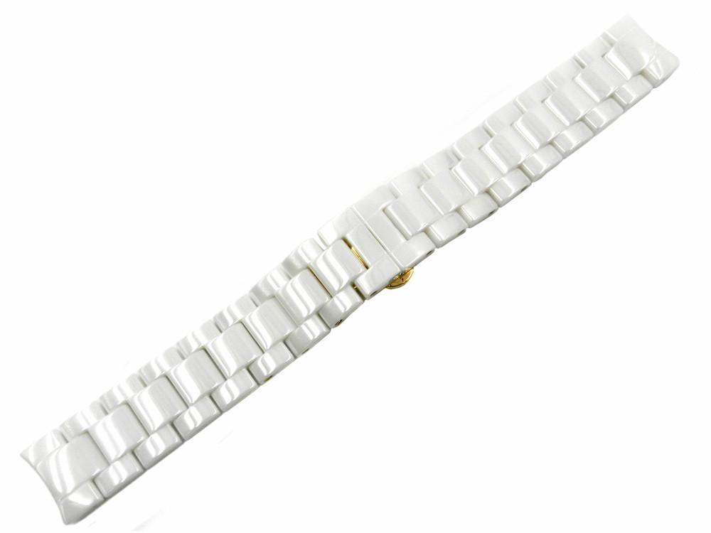 Fossil Ceramic Multifunction White Dial White Steel Strap Watch for Women - CE1006 Watches Fossil   