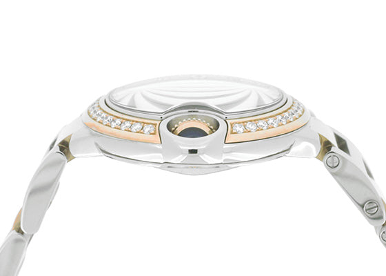 Cartier Ballon Bleu De Cartier Diamonds Mother Of Pearl Dial Two Tone Steel Strap Watch For Women - W3BB0025