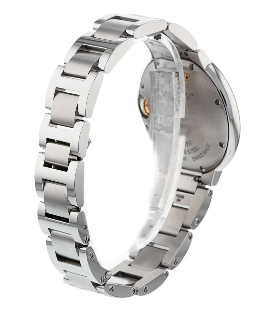 Cartier Ballon Bleu De Cartier Diamonds Silver Dial Silver Steel Strap Watch For Women - WE902080