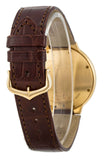 Cartier Ballon Bleu De Cartier Silver Dial Brown Leather Strap Watch For Women - W6920097