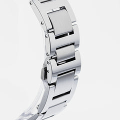 Cartier Ballon Bleu De Cartier Silver Dial Silver Steel Strap Watch For Men - WSBB0049