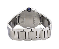 Cartier Ballon Bleu De Cartier Silver Dial Silver Steel Strap Watch For Men - WSBB0049